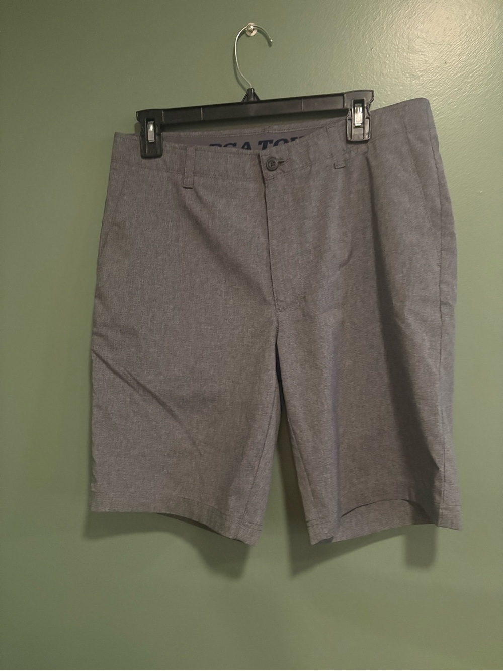 PGA Tour Charcoal Gray Men's Performance Golf Shorts